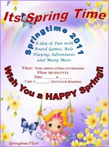 Springtime Flyer Template