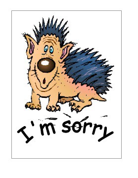 Apology Card Template