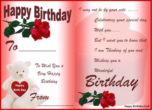 Birthday Card Templates 2