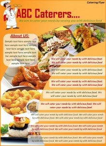 Catering Flyer Template