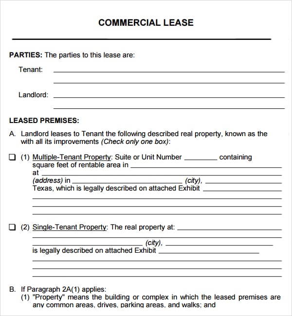 Commercial lease agreement image 2