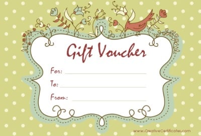 Voucher template 2