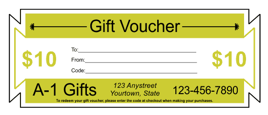 Voucher template 3