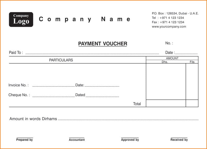 Voucher template 5