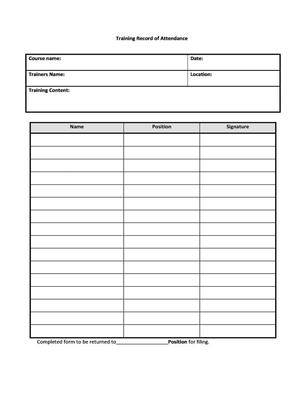 attendance sheet template image 6