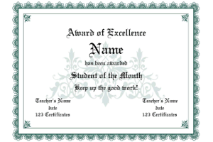 award certificate 1