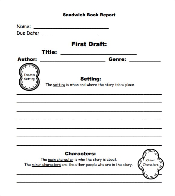 book report template image 5
