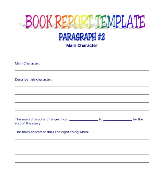 book report template image 8