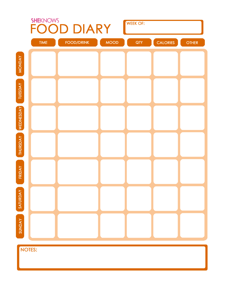 5-free-food-journal-templates-excel-pdf-formats