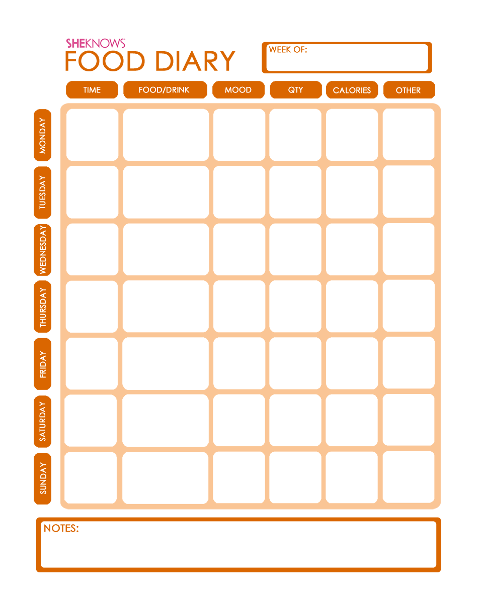 food journal template 3