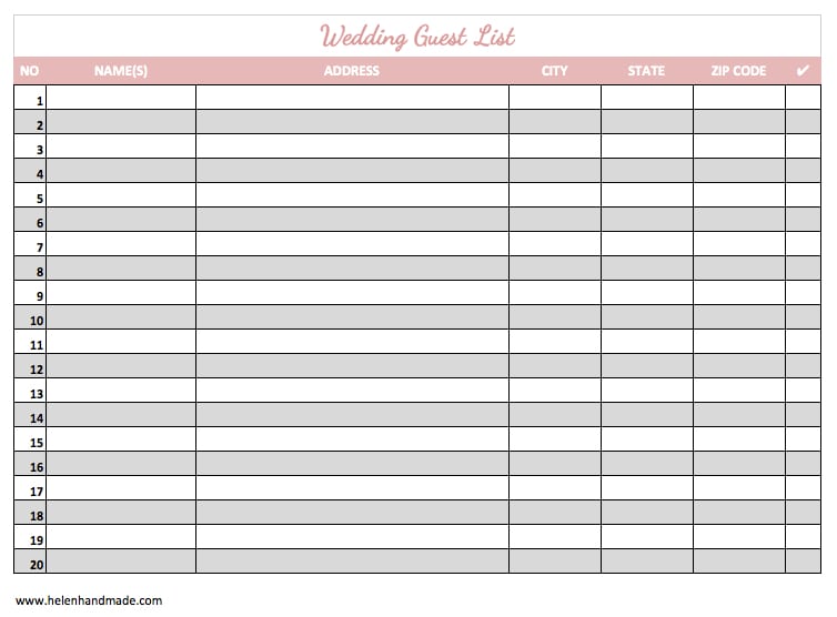 guest list template image 2