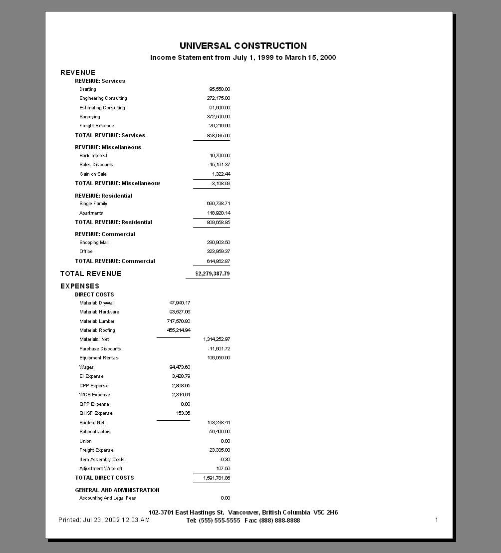 income statement template image 1
