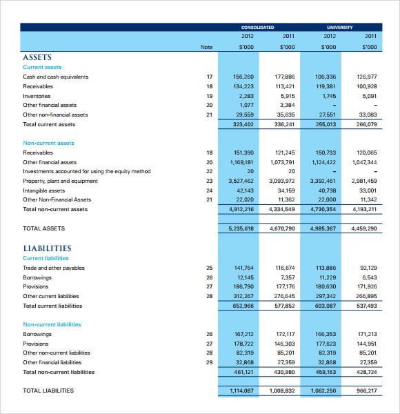 income statement template image 2