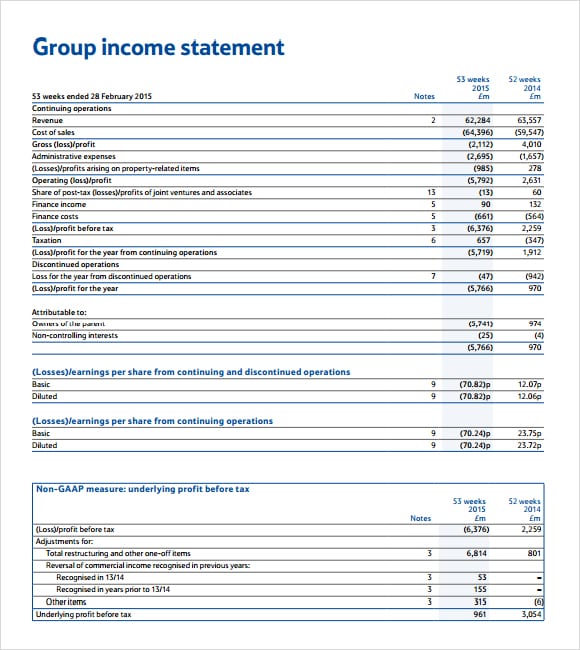 income statement template image 3
