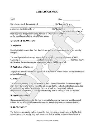loan agreement template 2