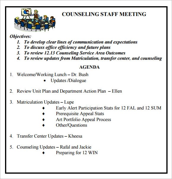 meeting agenda template 2