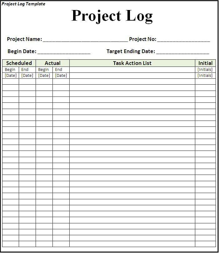 project log template image 3
