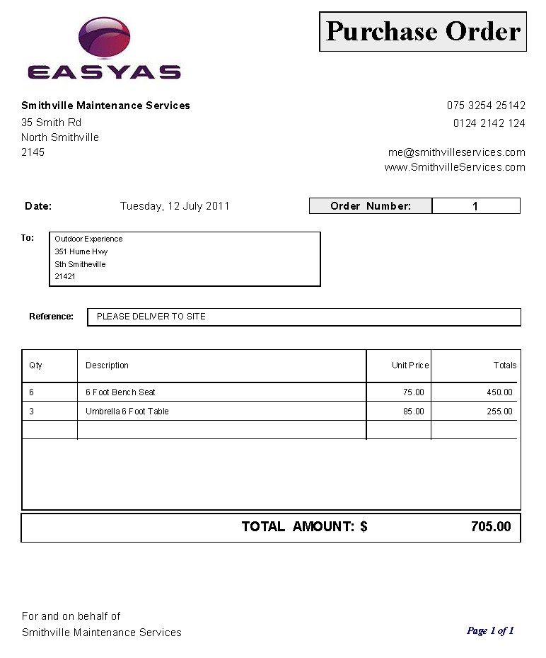 purchase order template image 5