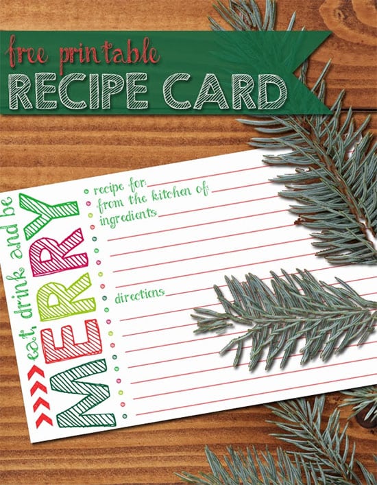 recipe card template 6
