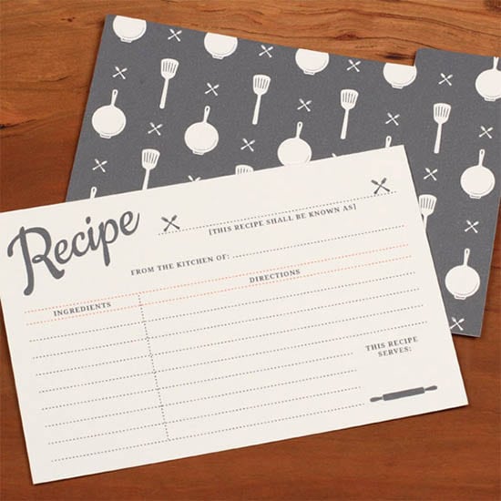 recipe card template 7