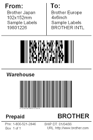 shipping label template 3