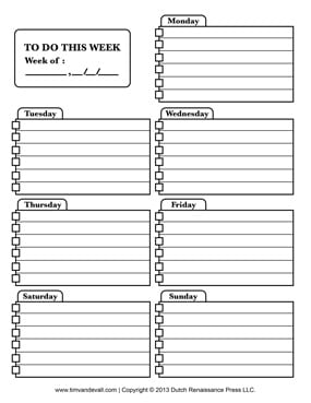To do list template image 2