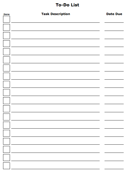 To do list template image 3