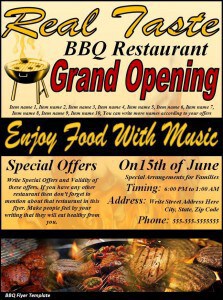 BBQ Flyer Template