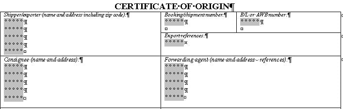 certificate or origin image 5