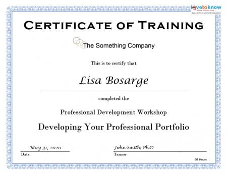 training certificate image 5