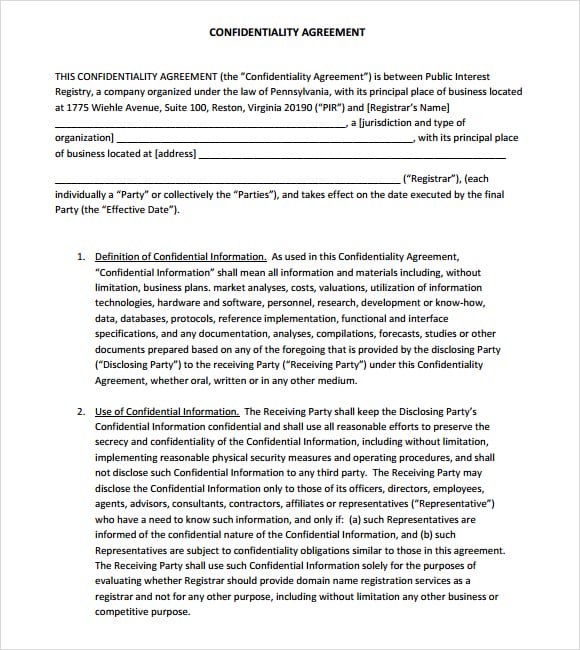 confidentiality agreement image 6