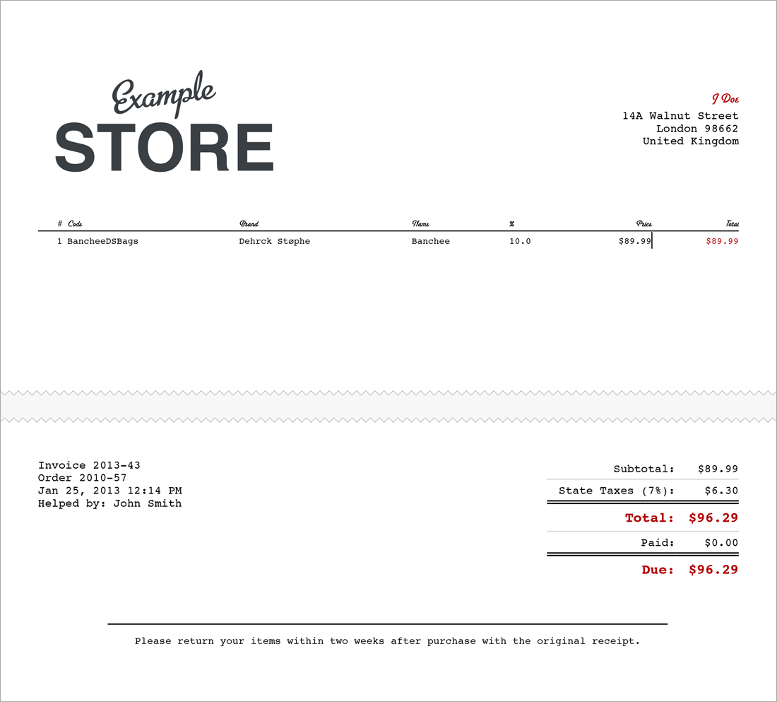 sales receipt image 5