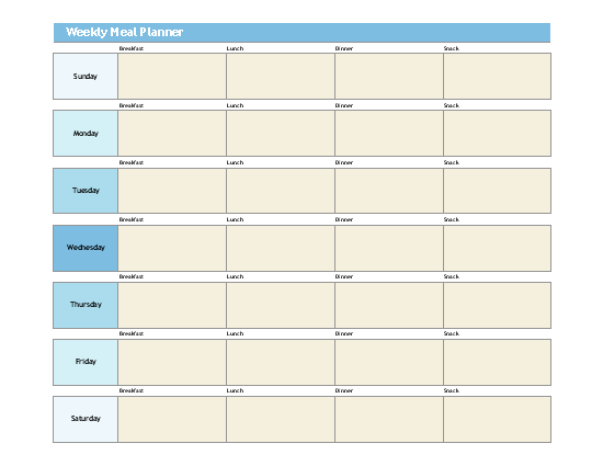 weekly planner template image 2