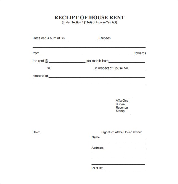 6-free-rent-receipt-templates-excel-pdf-formats