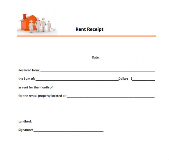 rent receipt template image 4