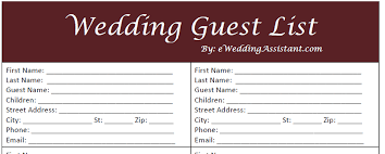 wedding guest list image 5