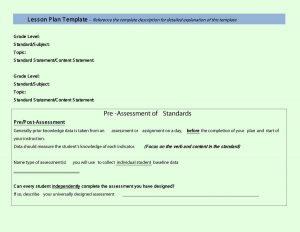5 Free Lesson Plan Templates - Excel PDF Formats