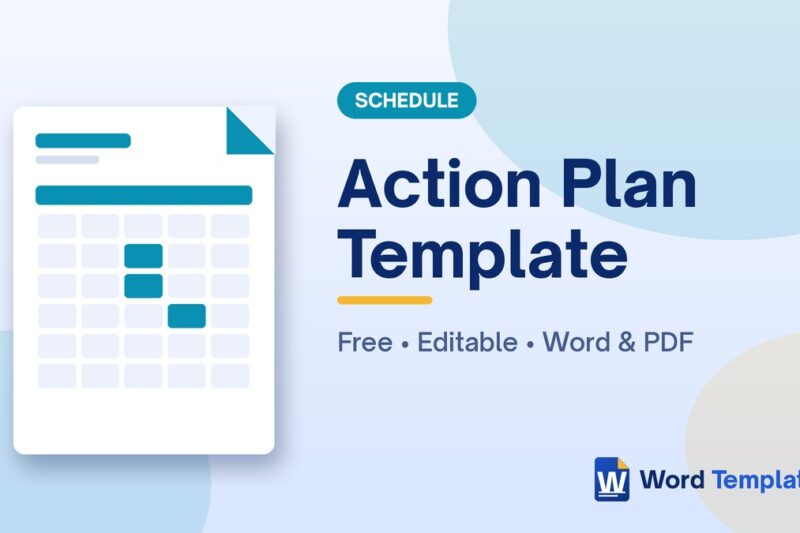 8 Action Plan Templates