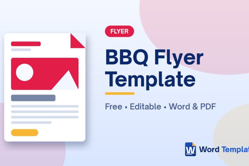 BBQ Flyer Template
