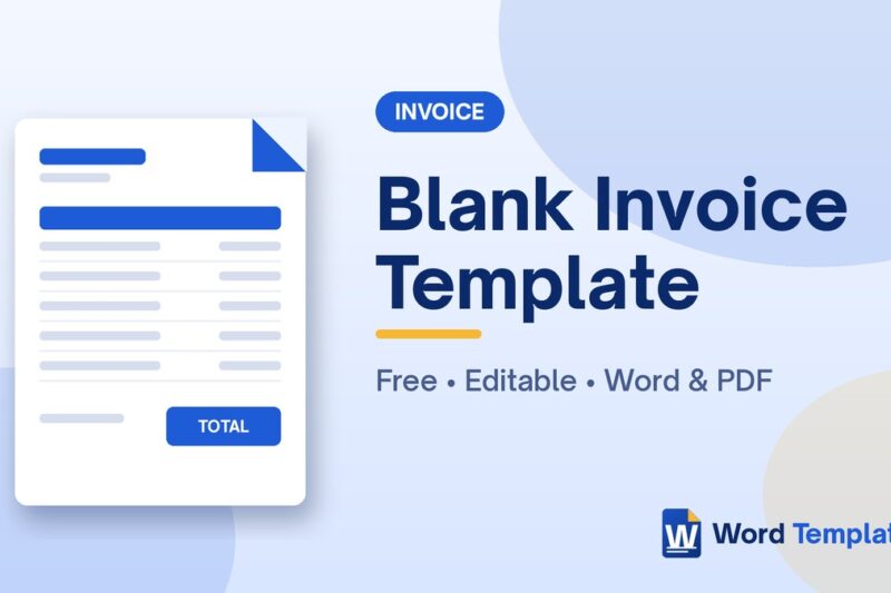Blank Invoice Template