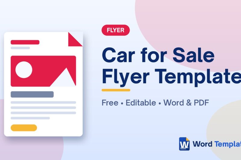 5 Free Car for Sale Flyer Templates