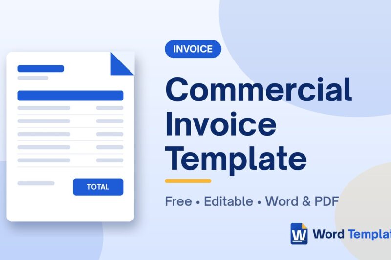 Commercial Invoice Template
