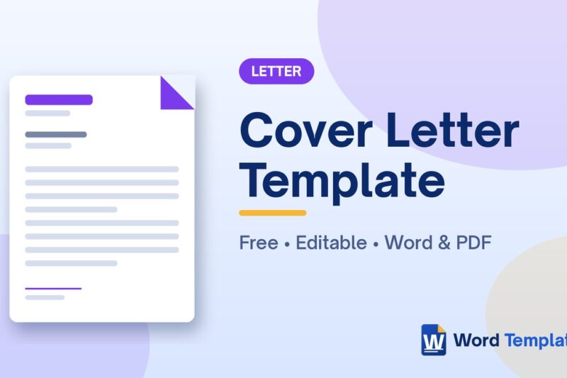 7 Free Cover Letter Templates for Word and PDF