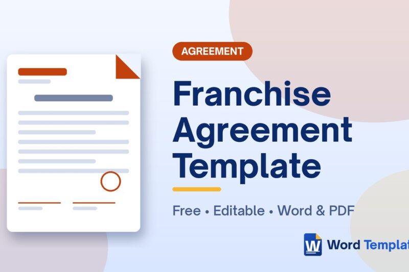 Franchise Agreement Template