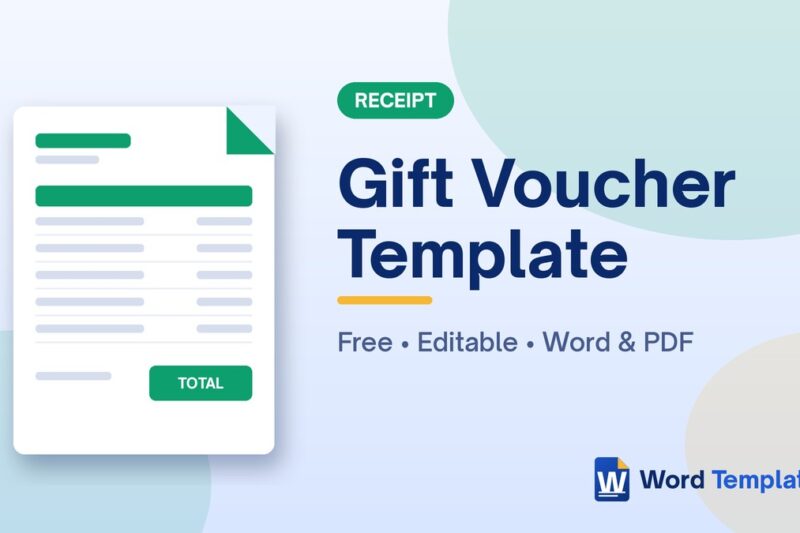 6 Free Gift Voucher Templates for Word