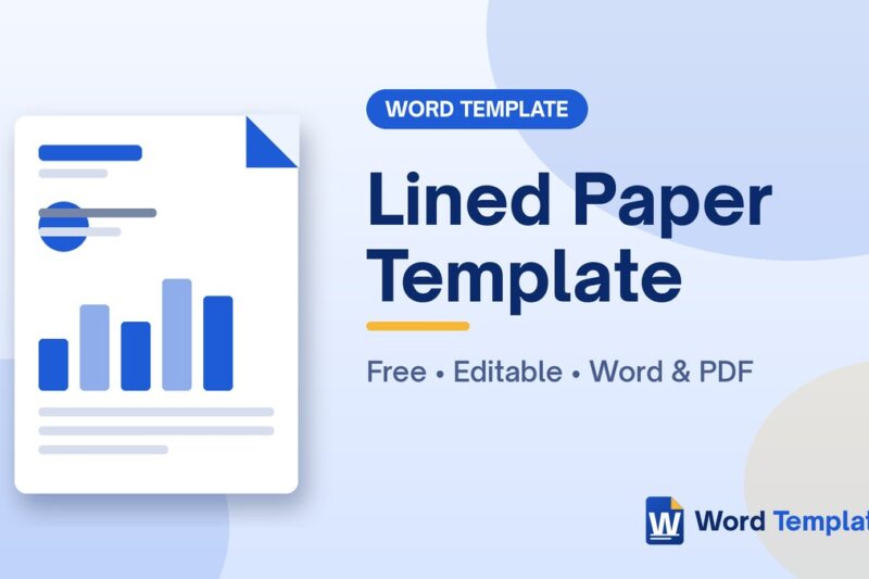 7 Free Lined Paper Templates