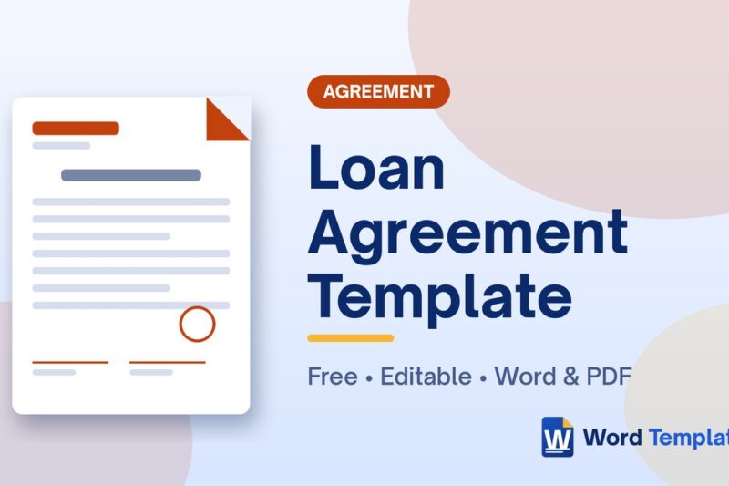 5+ Free Loan Agreement Templates for Word