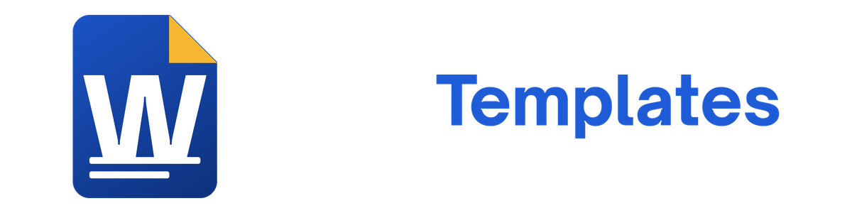 Word Templates logo (dark mode)