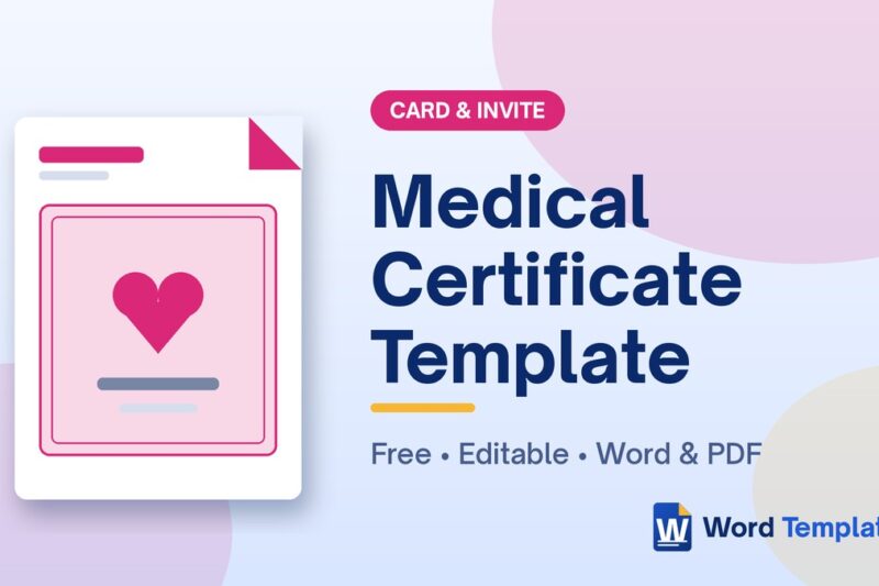 6 Free Medical Certificate Templates