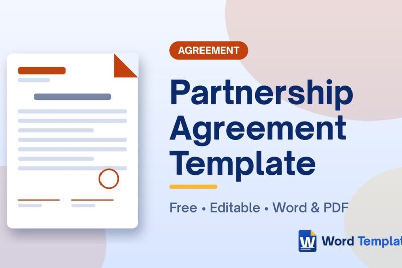 Partnership Agreement Template
